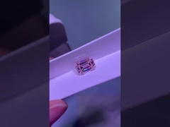 5.03ct Laboratuvar Büyümesi Elmas Zümrüt Kesim CVD Şık Pembe VS2 VG EX N IGI LG629417296