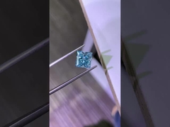 3.2CT Fancy Intense Blue VS1 2EX CVD Laboratuvar Yetişkin Elmas Prenses Cut IGI Sertifikası