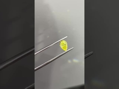 0.83ct Laboratuvar Yetiştirilmiş Elmas Pear Cut CVD Şık Sarı VS Boş elmas