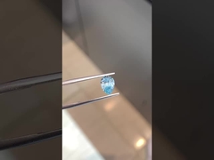 1.13ct Laboratuvar Çiçekli Elmas Pear Cut CVD Harika Yoğun Mavi VS2 2EX N IGI.