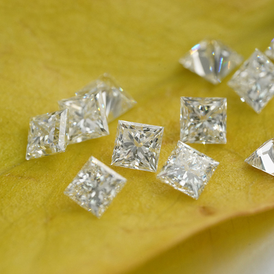 satın al Prenses kesimi Beyaz Melee Elmasları HPHT 1.8 ila 4.1mm 0.01 ila 0.47ct online manufacture