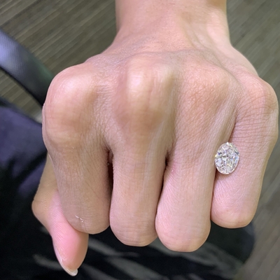 satın al 2.06ct Laboratuvar Yapımı Elmaslar Oval Kesim CVD F Renk VS2 Açıklık EX VG N online manufacture