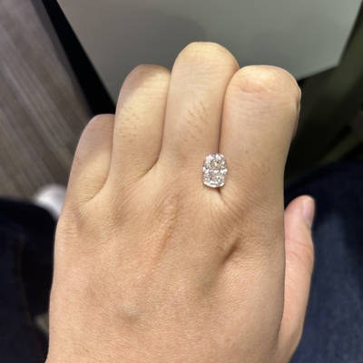 satın al 2.28CT Uzun Yastık Kesim Laboratuvar Büyümüş Elmas VS1 Açıklık F Rengi online manufacture