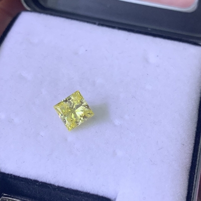 satın al 1.37CT Şık Yoğun Sarı VVS1 EX VG CVD Laboratuvar Yapımı Elmaslar Prenses Kesim IGI Sertifikalı online manufacture
