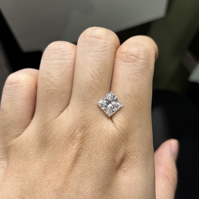 satın al 3.09CT D Renk VS1 Açıklık EX VG CVD Princess Laboratuvarı Büyümüş Elmaslar online manufacture