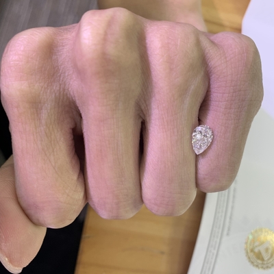 satın al 1.26CT F Renk VVS2 Açıklık 2EX Pear Shape Laboratuvar Üretimi Elmaslar online manufacture