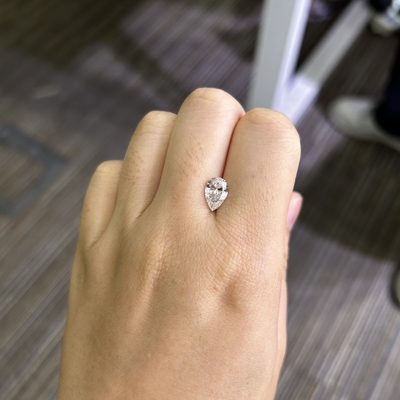 satın al 1.57CT E VS1 2EX CVD Laboratuvar Elmaslar Pear Cut IGI Sertifikalı online manufacture