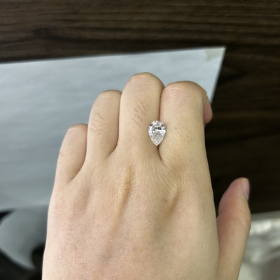 satın al VS1 F 2 Karat Laboratuvar Bitmiş Elmas Pear Cut Bitmiş Brilliance Elmaslar online manufacture