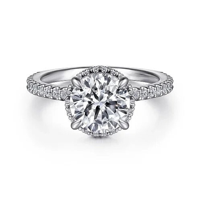 satın al 18k White Rose Gold Düğün Yüzüğü Elmas Solitaire Nişan Yüzüğü Güzel Mücevher Gerçek HPHT Laboratuvar Yapımı Elmas Nişan Rin online manufacture