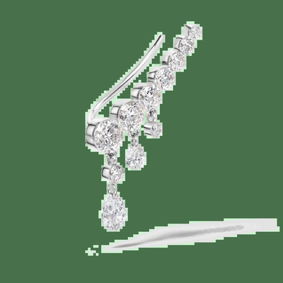 satın al 0.7 karat laboratuvar yapımı elmas halı küpeleri VVS Netlik HPHT Pear Cut online manufacture