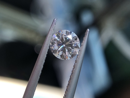 1.0CT D VS1 VG HPHT Laboratuvar Bitki Üretimi İçin Büyütülen Elmas Yuvarlak Kesim