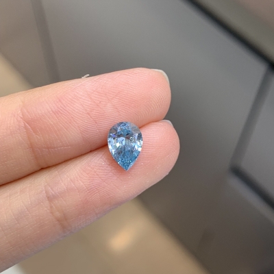 1.02 karat laboratuvar yetiştirilmiş elmaslar armut mücevher yapımı için parlak kesim