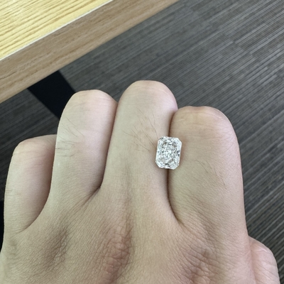 2.06 karat laboratuvar yetiştirilmiş ışıltılı elmas sentetik elmas VS2 G