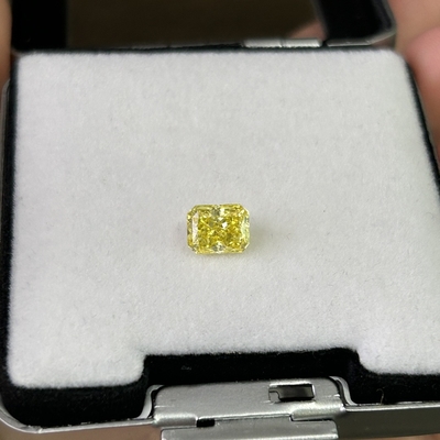 1.24 karat VVS2 Laboratuvar Yaratılmış Sarı Elmas Parlak Kesim